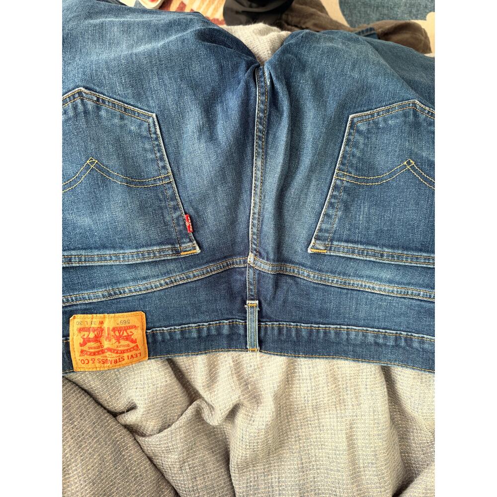 Levi's Men's 569 Loose Straight Fit Jeans - Classic Medium Wash 33x30 - Picture 8 of 14